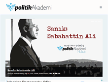 Tablet Screenshot of politikakademi.org
